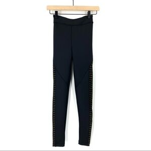 NEW Koral Gold Side Stripe Leggings sz X-Small